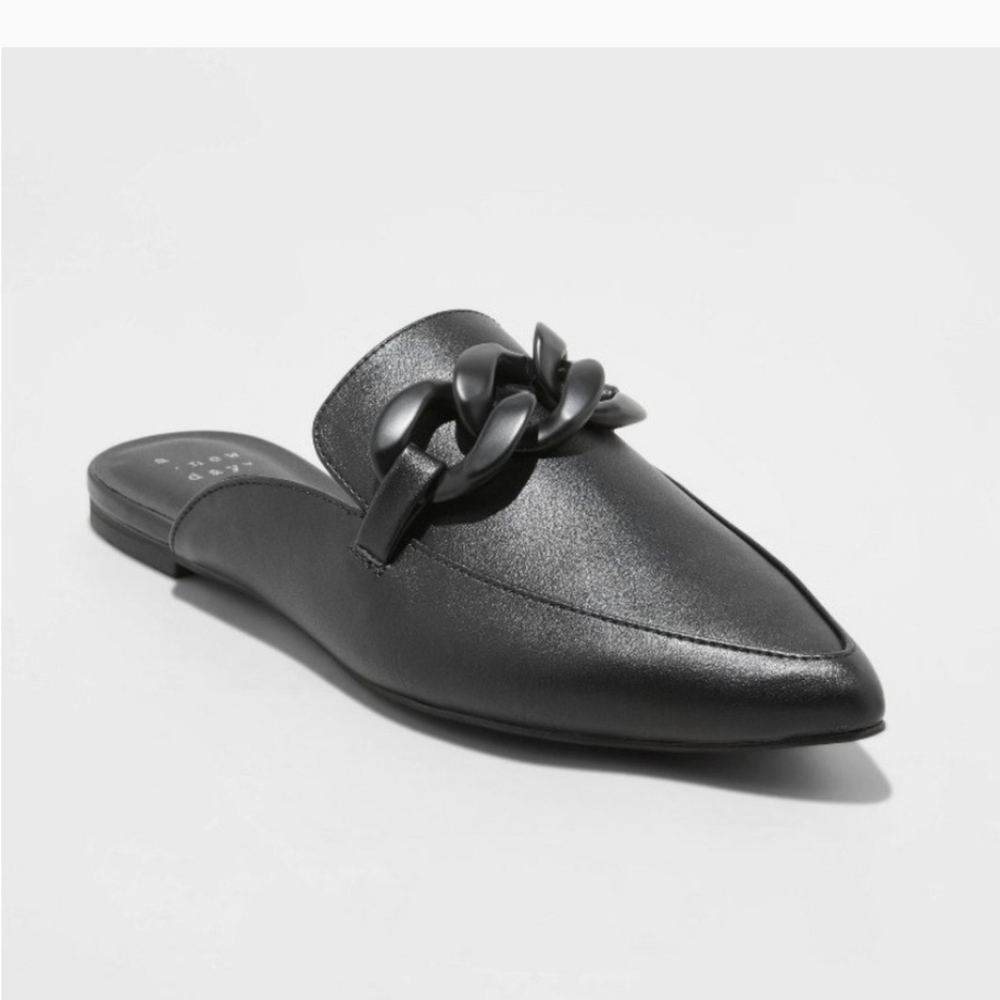 A New Day Black Women's Mules, Size 6.5
